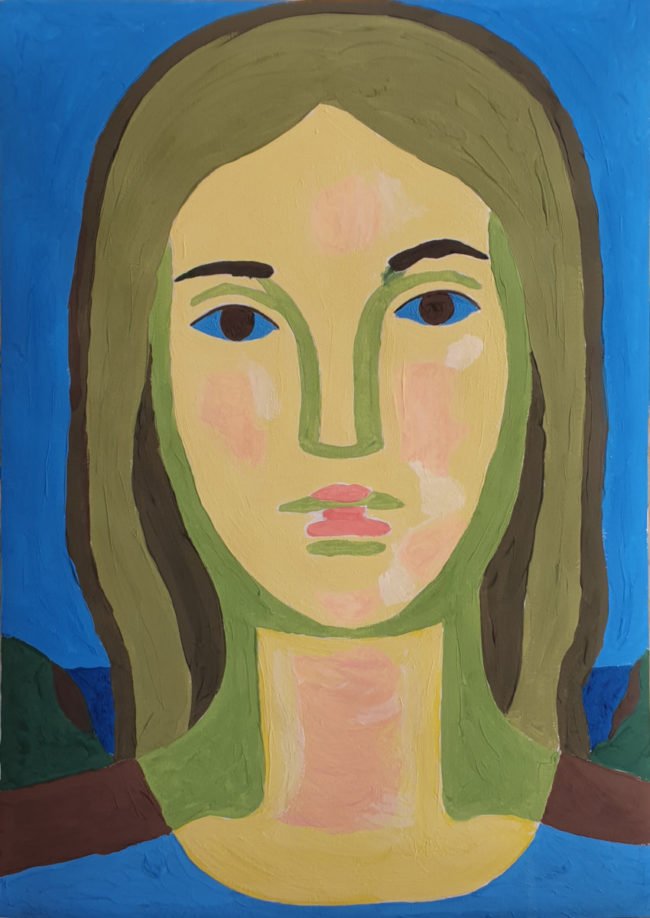 Mike Zotov - Gavrilenko 1965 The central part of the triptych "Summer"