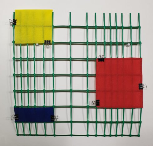 Миша Зотов - Fake Mondrian 2020 Yellow Red Blue